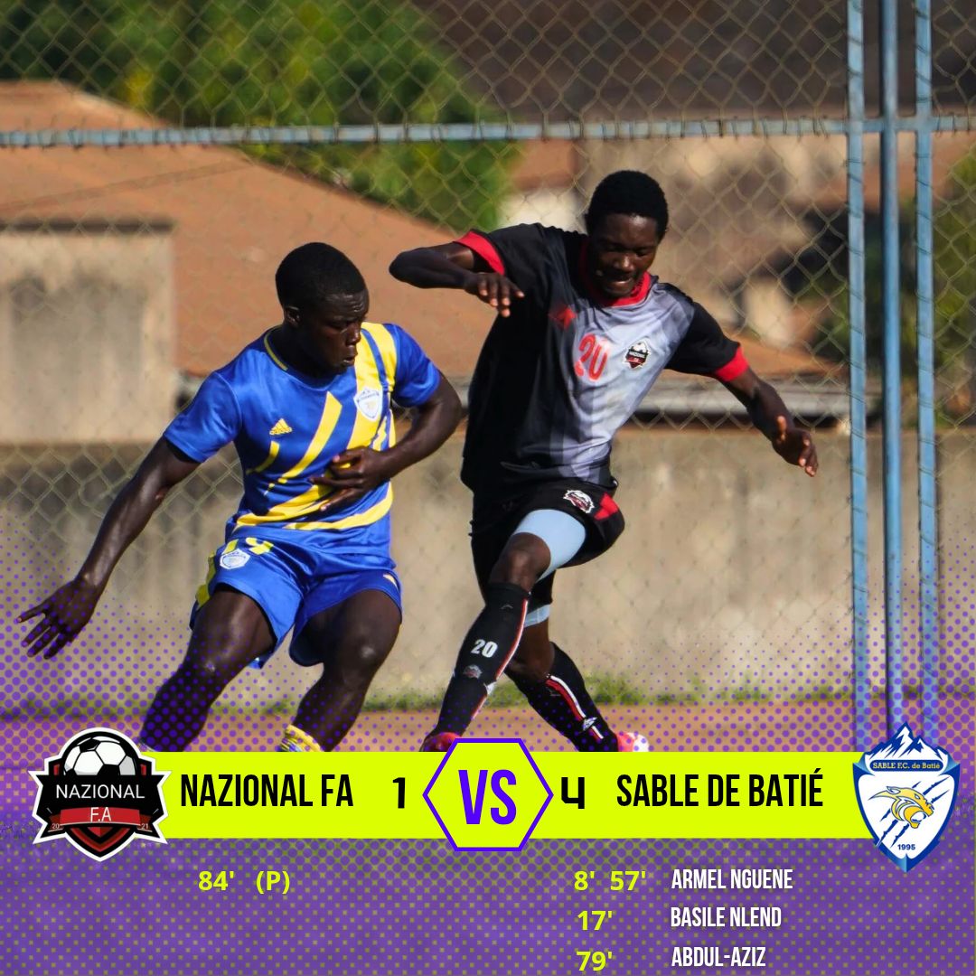 NAZIONAL FA VS SABLE DE BATIE